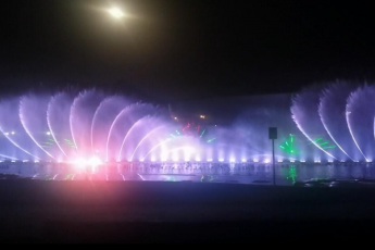 六通噴泉公司-永濟體育公園音樂噴泉水秀工程