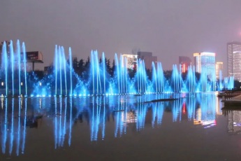 六通噴泉公司-西安永陽公園音樂噴泉工程